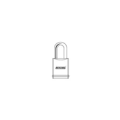 Brass Padlock 1-1/2" Shackle