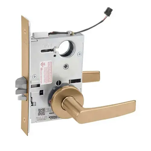 ML20907 Mortise Electrified Lever Lockset x REX Satin Bronze