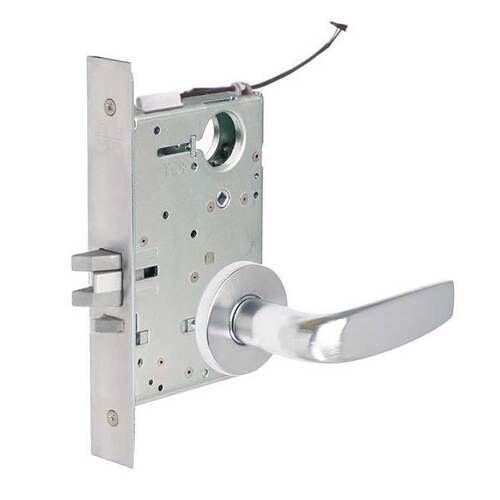 ML20907 Mortise Electrified Lever Lockset Bright Polished Chrome