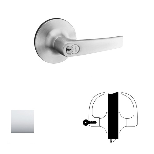 5400LN Series Heavy Duty Lever lock, Bright Polished Chrome