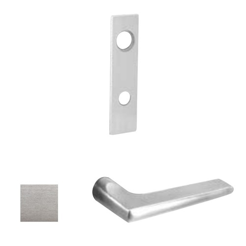 8200 Series 8204 Outside Trim Lever and Escutcheon Satin Chrome