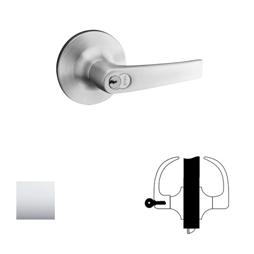 5400LN Series Heavy Duty Lever lock, Bright Polished Chrome