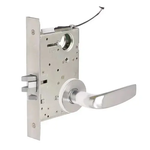 ML20914 Mortise Electrified Lever Lockset Satin Stainless Steel