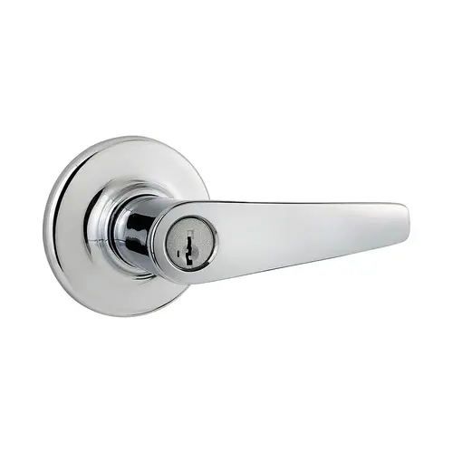 Delta Keyed Entry Lever Bright Polished Chrome