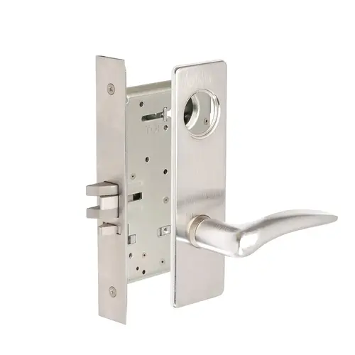 ML2057 Mortise Storeroom Lever Lockset Satin Chrome