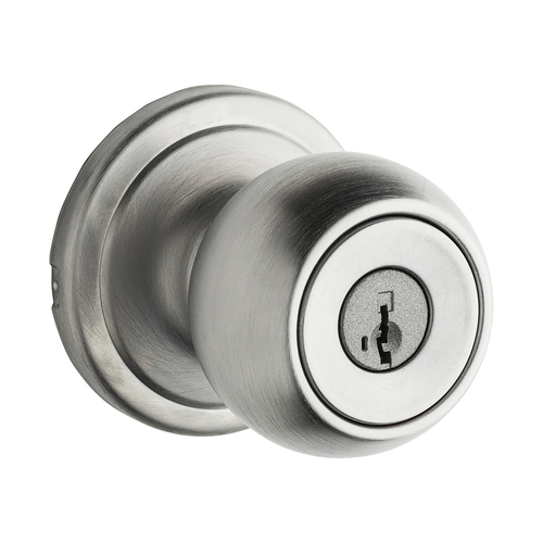 Circa Keyed Entry Knob Satin Chrome