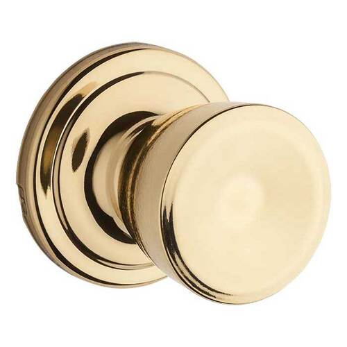 Abbey Passage Knob Bright Polished Brass