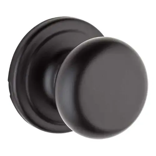 Hancock Passage Knob Iron Black