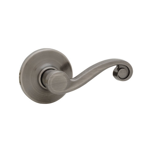 Lido Passage Lever Satin Nickel Blackened