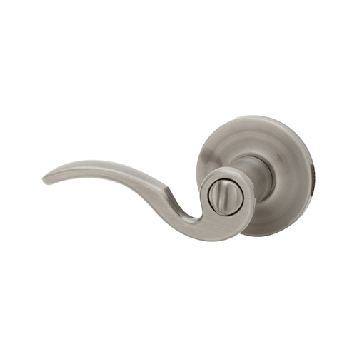 Brooklane Privacy Lever Satin Nickel Blackened