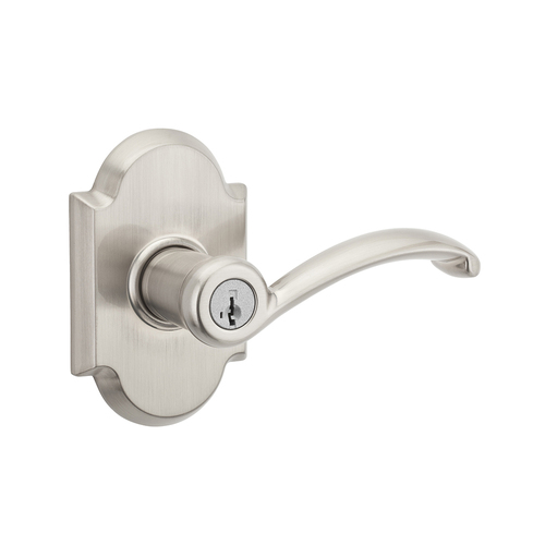 Austin Keyed Entry Lever Satin Nickel