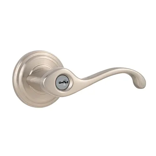 Commonwealth Keyed Entry Lever Satin Nickel