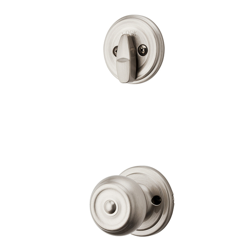 Phoenix Knob Interior Single Cylinder Handleset Trim Satin Nickel