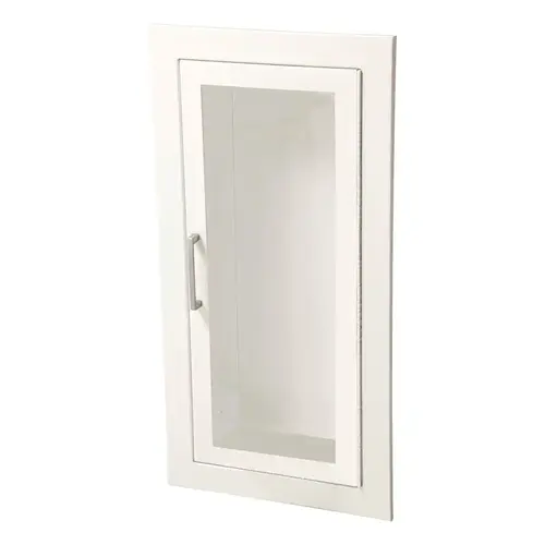 JL Industries 1015V10 Ambassador Steel Fully Recessed Non Fire-Rated Extinguisher Cabinet - Vertical Duo with Pull