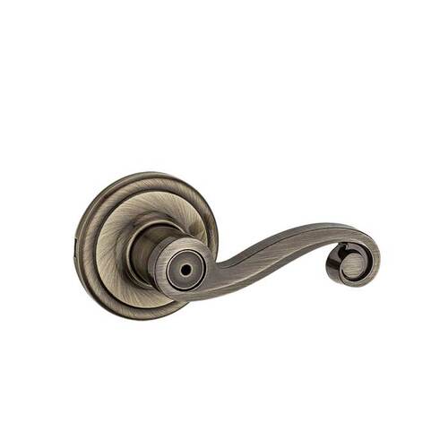 Lido Privacy Lever Satin Brass Blackened