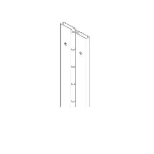 Full Surface 1/8" Inset Continuous Hinge Primed for Paint