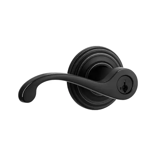 Commonwealth Keyed Entry Lever Iron Black