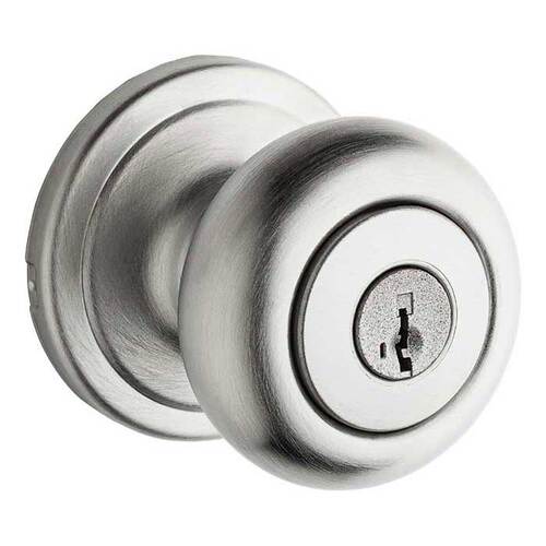 Hancock Keyed Entry Knob Satin Chrome