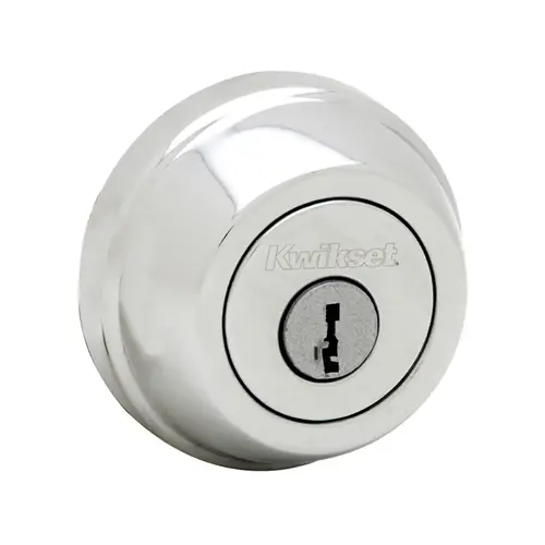 780 Single Cylinder Deadbolt Bright Polished Chrome