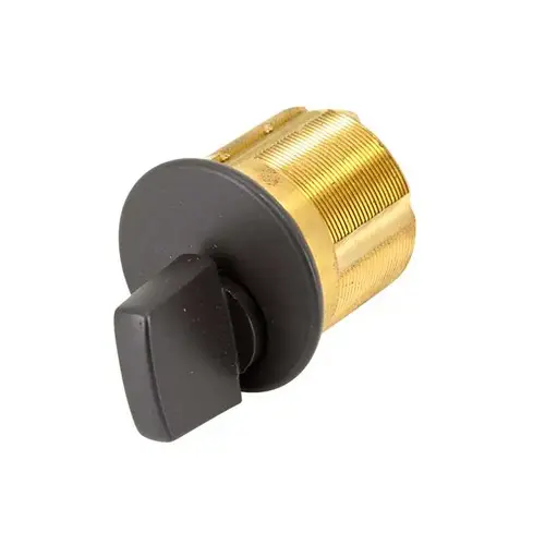 Mortise Turn Knob Cylinder Oil Rubbed Dark Bronze