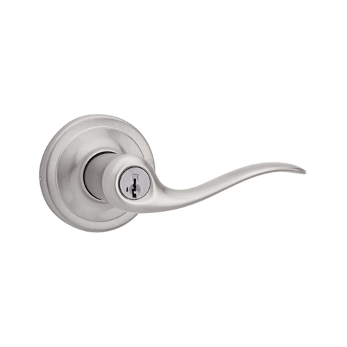 Tustin Keyed Entry Lever Satin Chrome