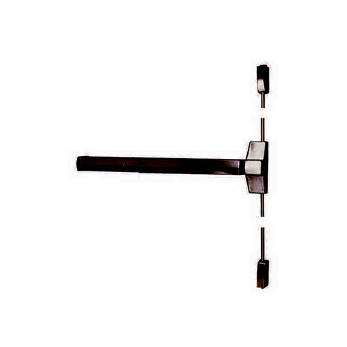 7110 Surface Vertical Rod Series Exit Device, Dark Oxidized Satin Bronze
