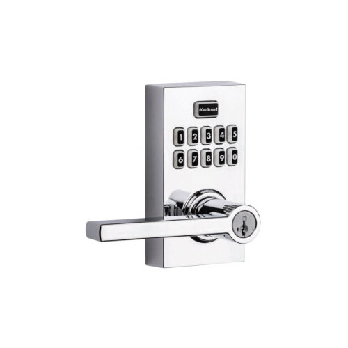 SmartCode 917 Touchpad Electronic Lever Bright Polished Chrome