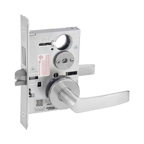 ML2020 Mortise Privacy Lockset Lever Trim Only Satin Chrome