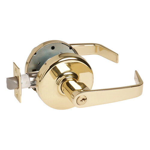 CL3851 Entrance Lockset Bright Polished Brass