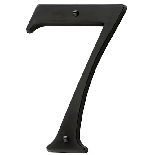 House Number 7 Oil Rubbed Bronze