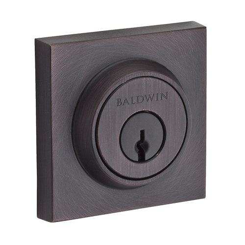 Contemporary Square Reserve Deadbolt Venetian Bronze