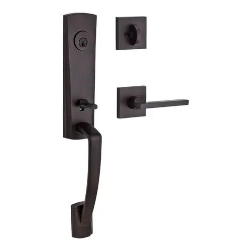 Miami Handleset with Square Lever Venetian Bronze