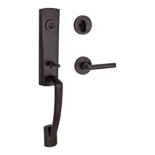 Miami Handleset with Tube Lever Venetian Bronze