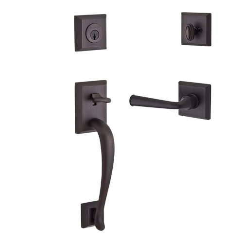 Napa Handleset with Federal Lever Venetian Bronze