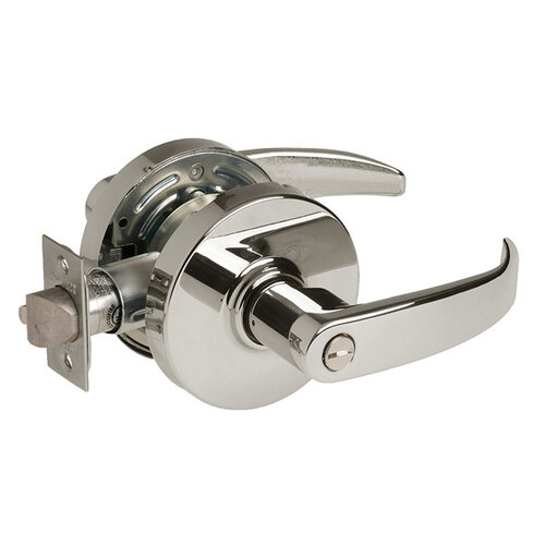 7 Line U65 Privacy Lever Lockset Bright Polished Chrome