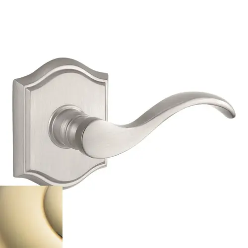 Curve Reserve Lever Bright Polished Brass