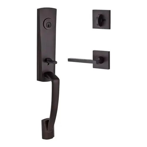 Miami Handleset with Square Lever Venetian Bronze