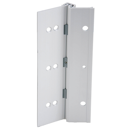 224HD Full Mortise - Door Edge Protector Satin Aluminum Clear