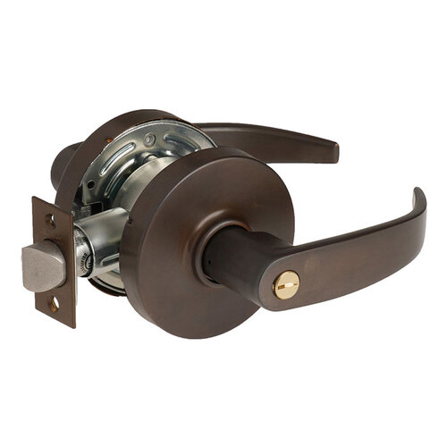 7 Line U65 Privacy Lever Lockset Oil Rubbed Dark Bronze