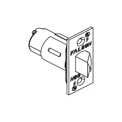 Square Corner 2-3/4" Springlatch, Bright Polished Chrome