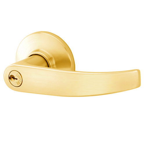 S51PD Saturn Entrance Lock, Bright Polished Brass