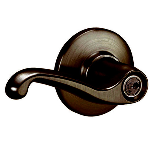 S51PD Flair Entrance Lock - LH Oil Rubbed Dark Bronze