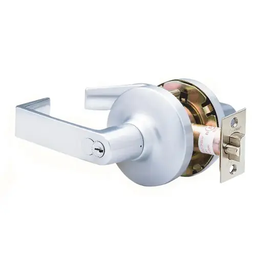 GL Series Cylindrical Lever Lock Satin Chrome