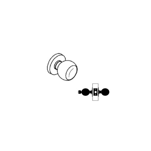 X Series Storeroom Lock, Satin Chrome