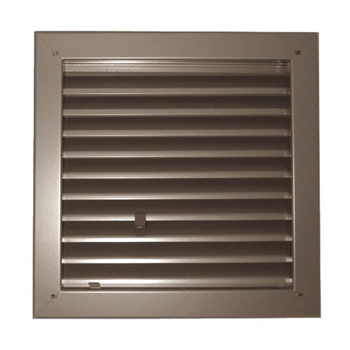 Model 1900-A Fire Rated Louver - 24" x 24", Mineral Bronze