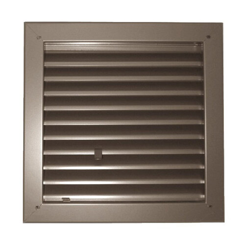 Air Louvers 1900A-18X12-B Model 1900-A Fire Rated Louver - 18" x 12", Mineral Bronze