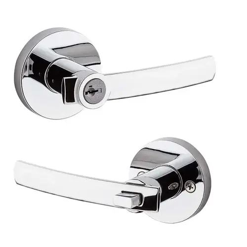 Sydney Keyed Entry Lever Bright Polished Chrome