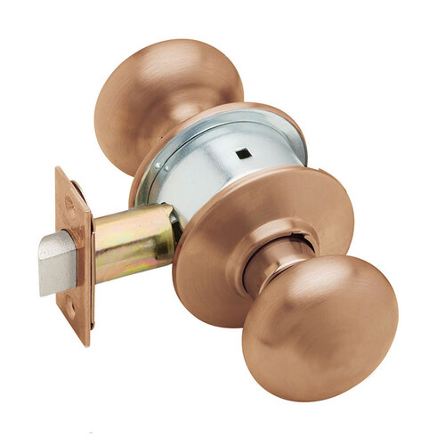 A10S Plymouth Passage Knobset, Satin Bronze