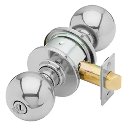 A40S Orbit Privacy Lock, Bright Polished Chrome