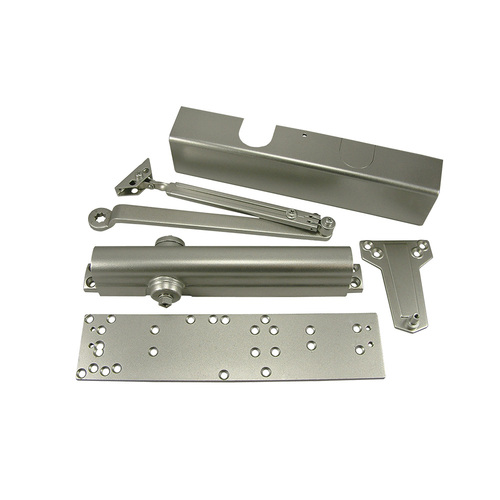 316R Door Closer w/Replacement Plate, Aluminum Painted